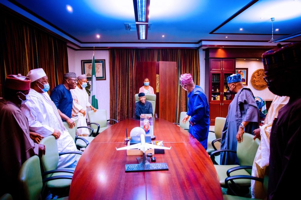 osinbajo and Agovernors