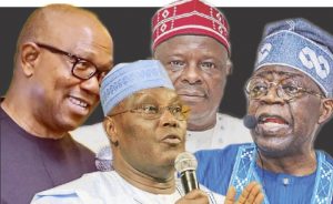 Obi, Atiku and Tinubu